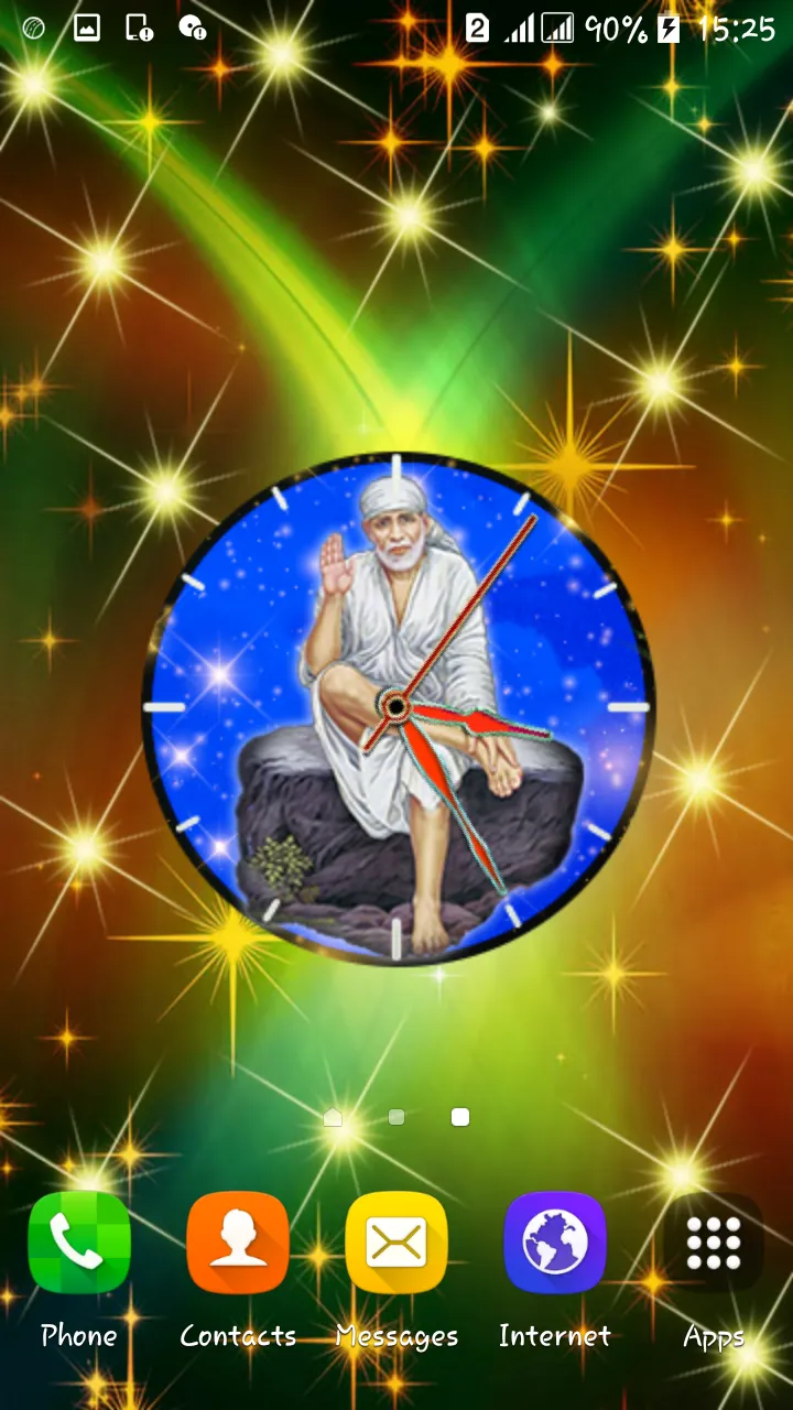 Sai Baba Clock Live Wallpaper | Indus Appstore | Screenshot