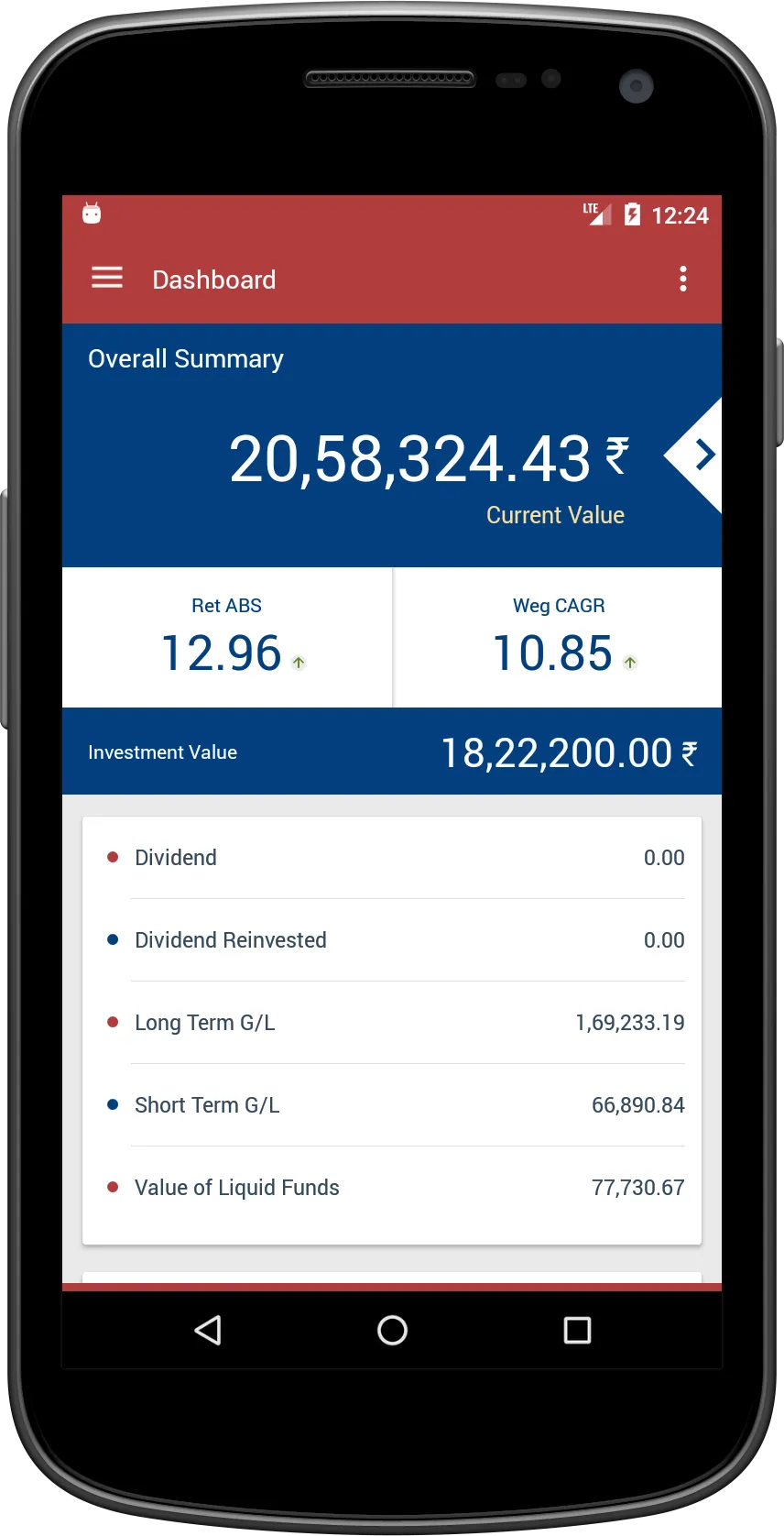 Value Wealth Client Desk | Indus Appstore | Screenshot