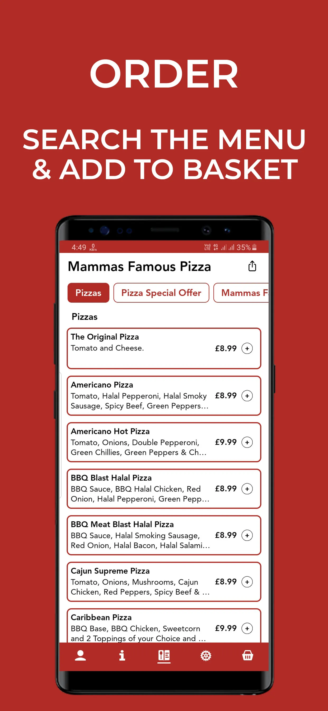 Mammas Famous Pizza | Indus Appstore | Screenshot