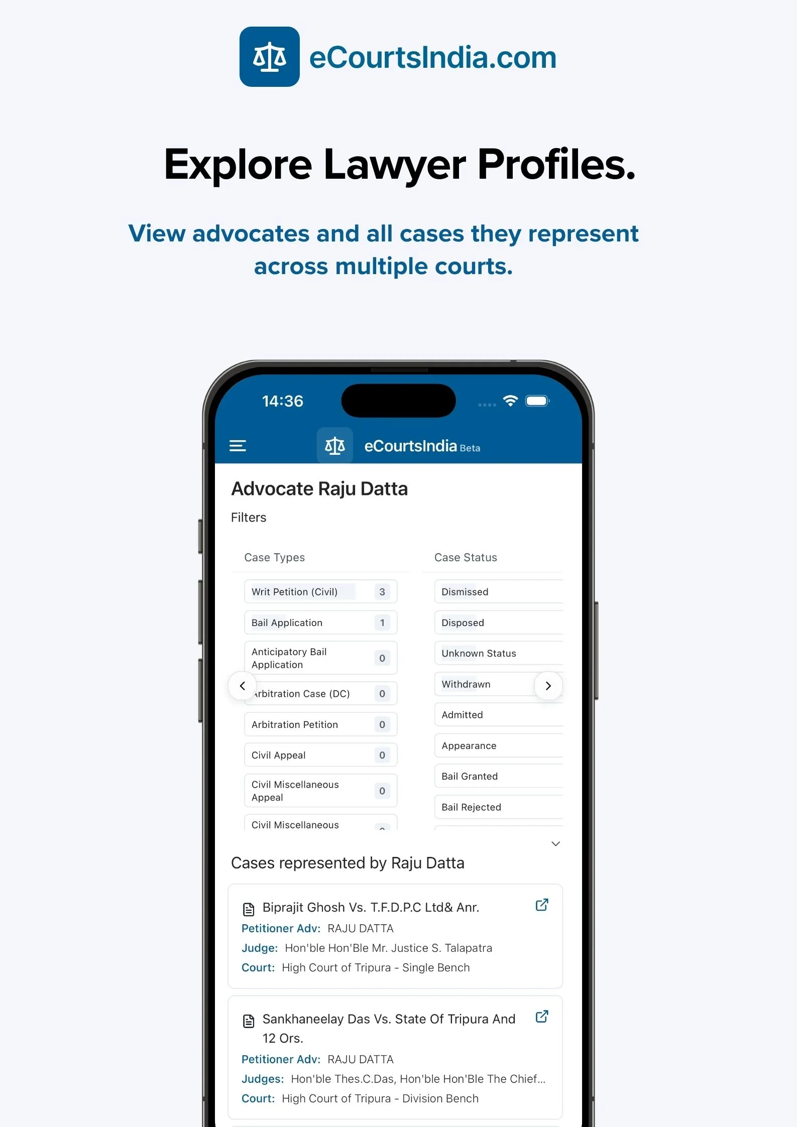 eCourts India | Indus Appstore | Screenshot