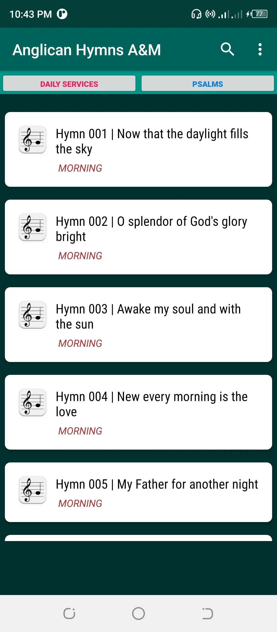 Anglican Hymn Ancient & Modern | Indus Appstore | Screenshot