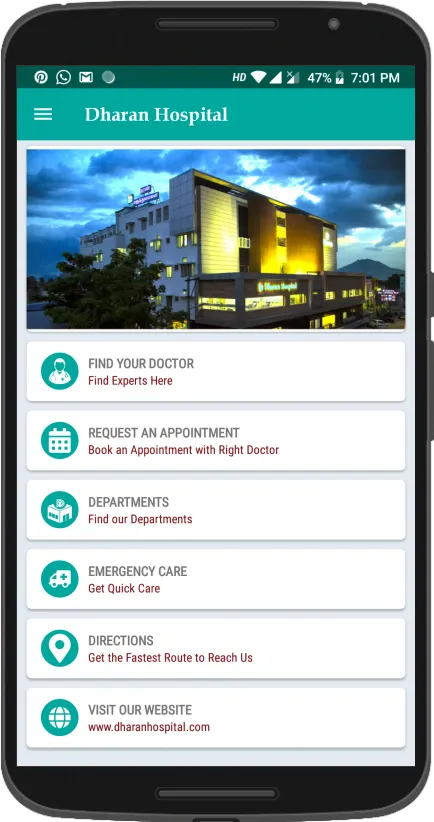 Dharan Hospital | Indus Appstore | Screenshot