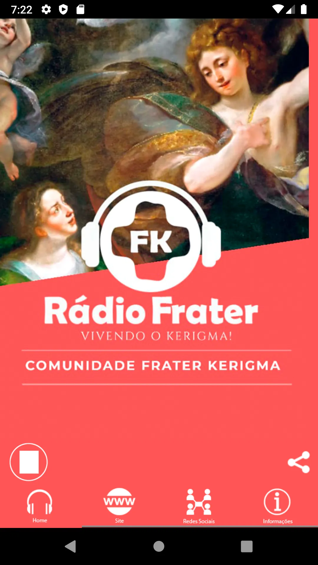 Rádio Frater | Indus Appstore | Screenshot