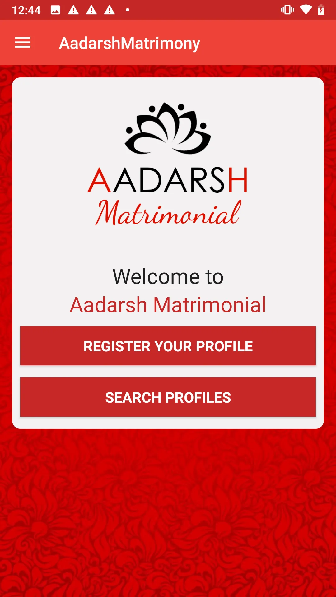 Aadarsh Matrimonial | Indus Appstore | Screenshot