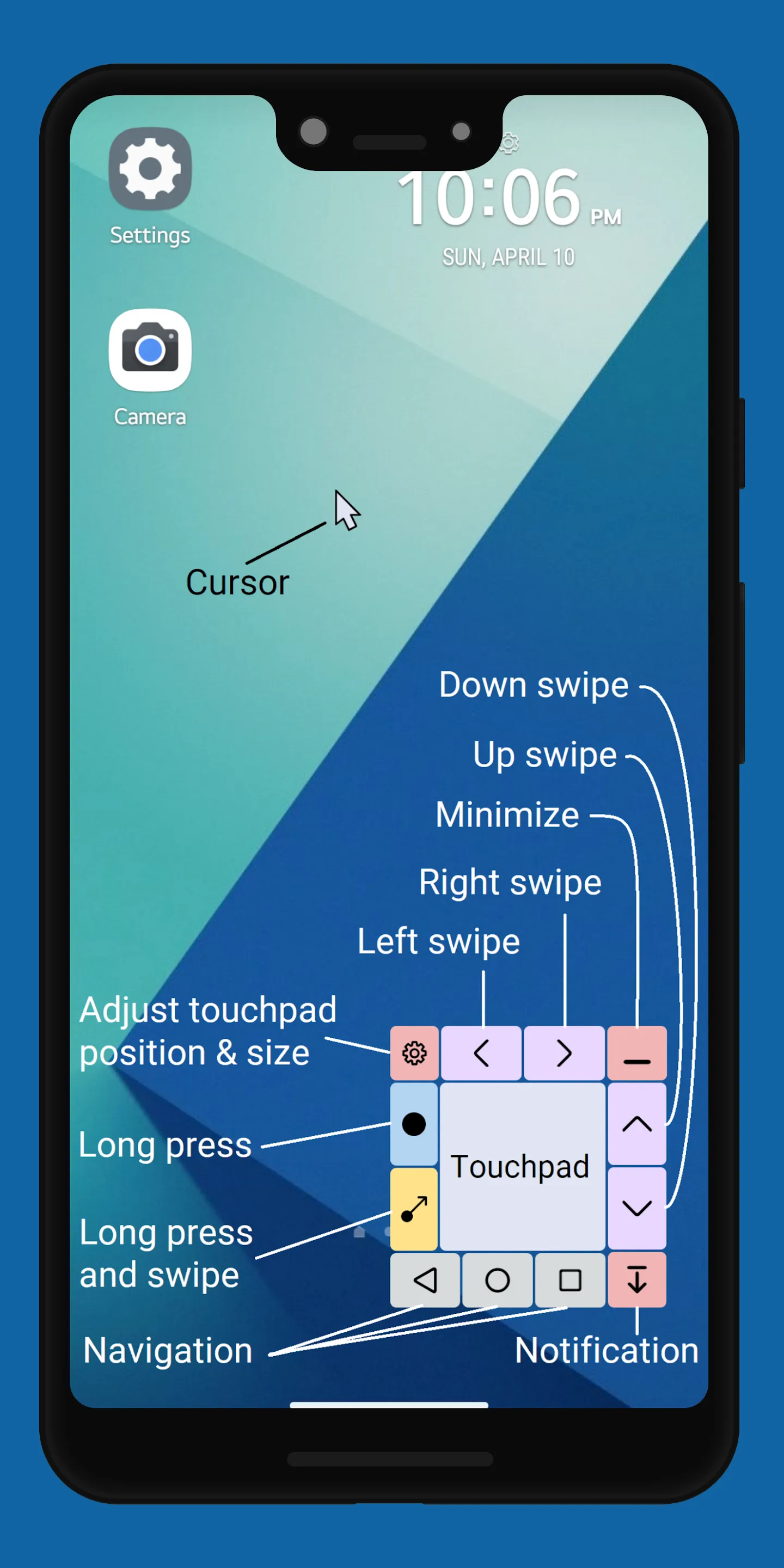 Touchpad for Big Phone & Tab | Indus Appstore | Screenshot