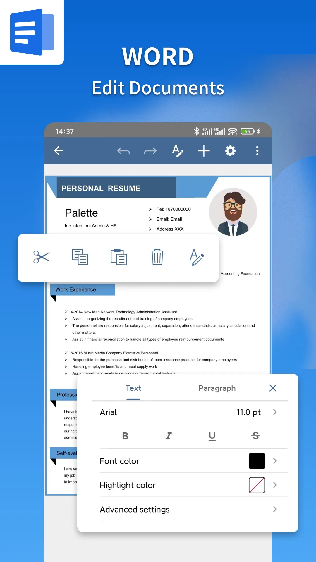 Document Editor:Word,Sheet,PDF | Indus Appstore | Screenshot