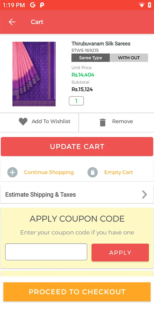 Co-optex Online Shopping App | Indus Appstore | Screenshot