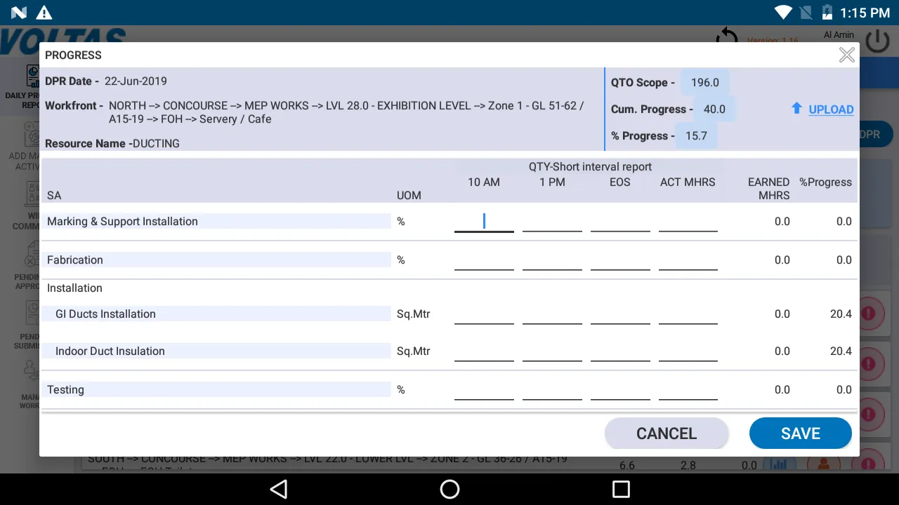 Voltas Foreman | Indus Appstore | Screenshot