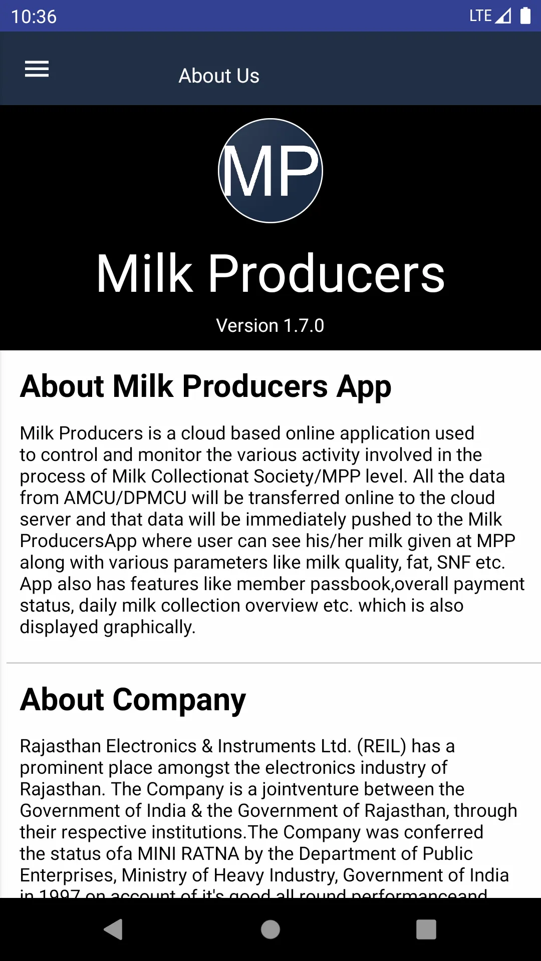 Milk Producers | Indus Appstore | Screenshot