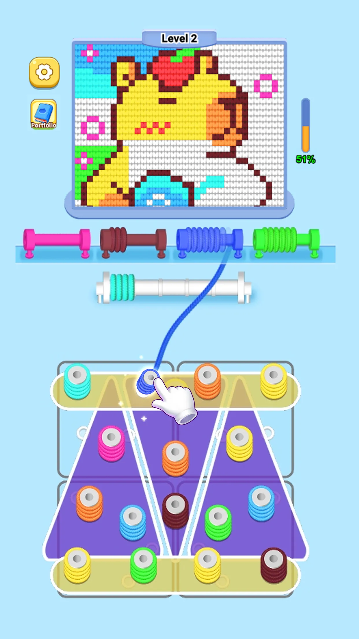 Wool Sort | Indus Appstore | Screenshot