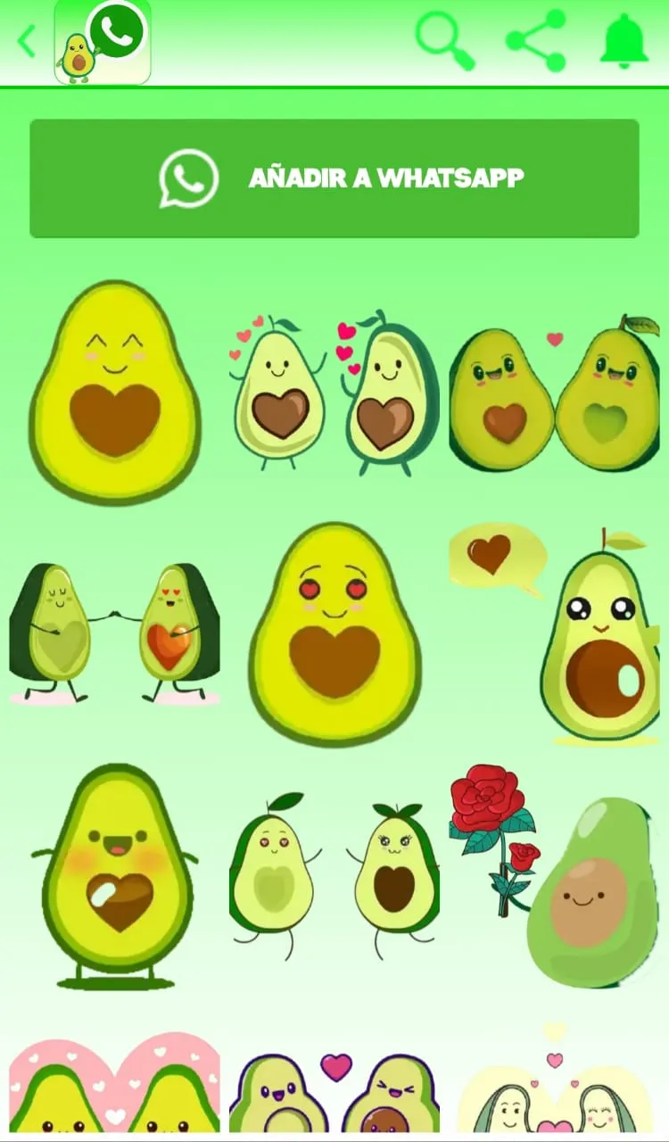 stickers Aguacate | Indus Appstore | Screenshot