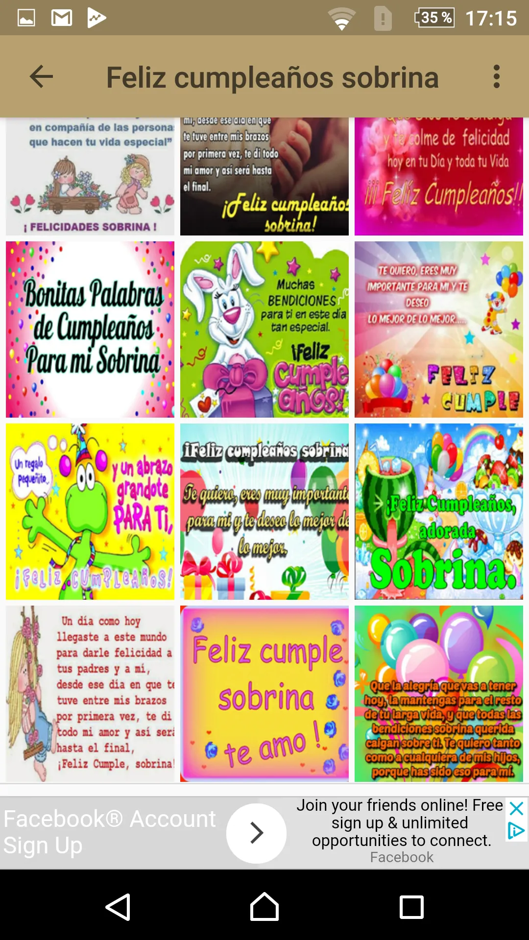 Aniversario sobrina estimada | Indus Appstore | Screenshot