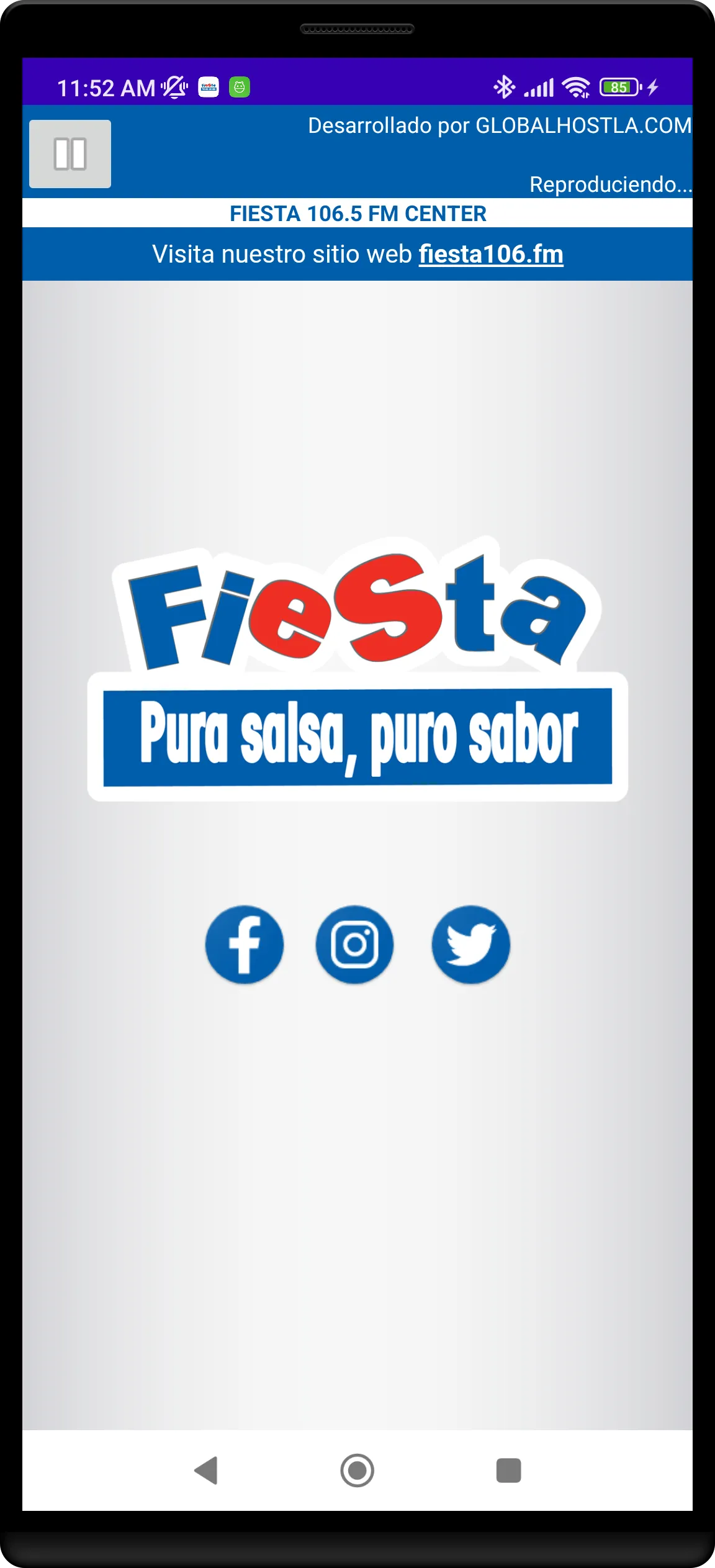 FIESTA 106.5 FM CENTER | Indus Appstore | Screenshot