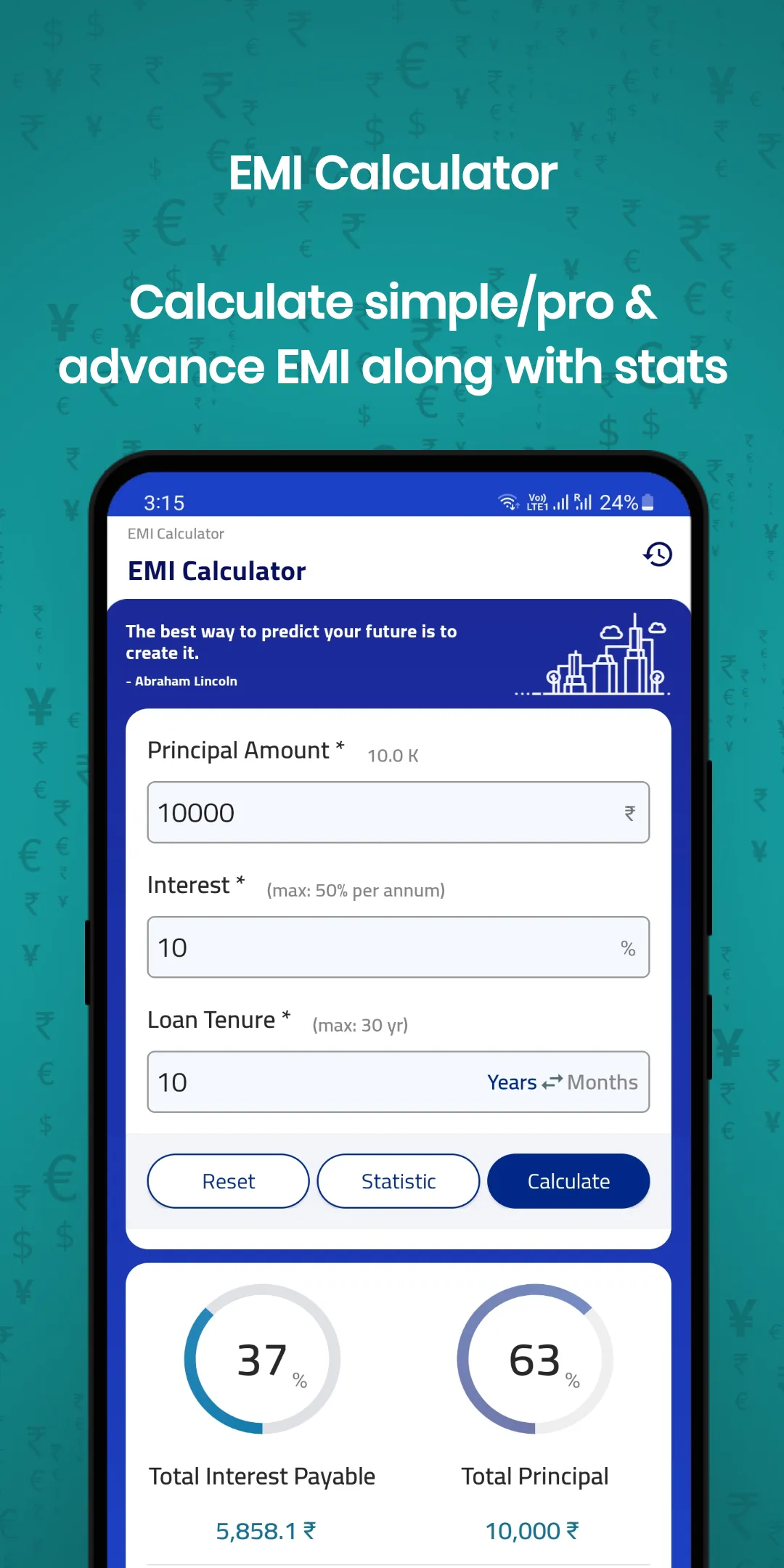 EMI Calculator | Indus Appstore | Screenshot