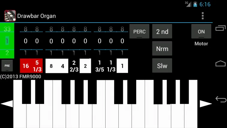 Drawbar Organ Demo | Indus Appstore | Screenshot