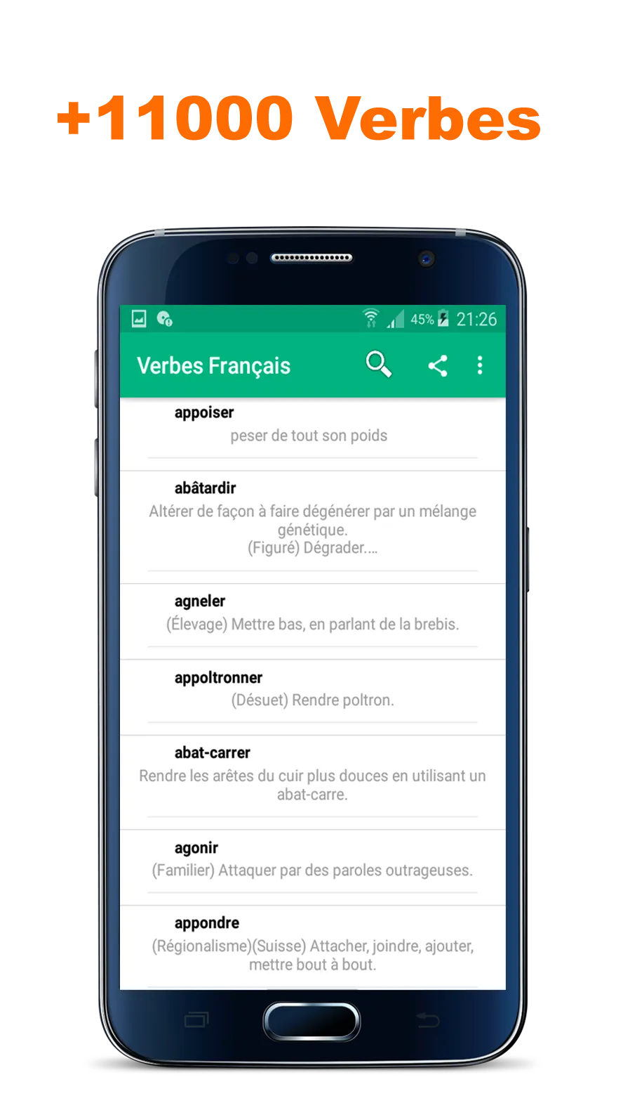 Conjugaison - Verbes Français | Indus Appstore | Screenshot