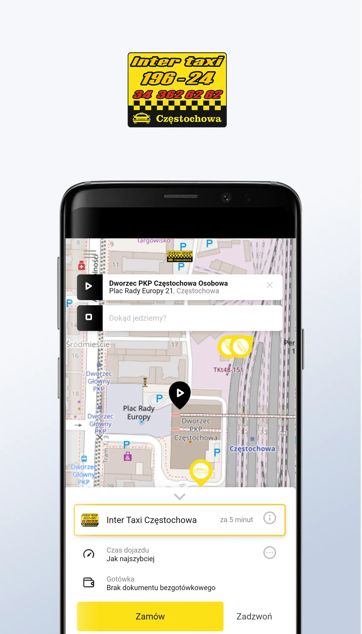 Inter Taxi Częstochowa | Indus Appstore | Screenshot