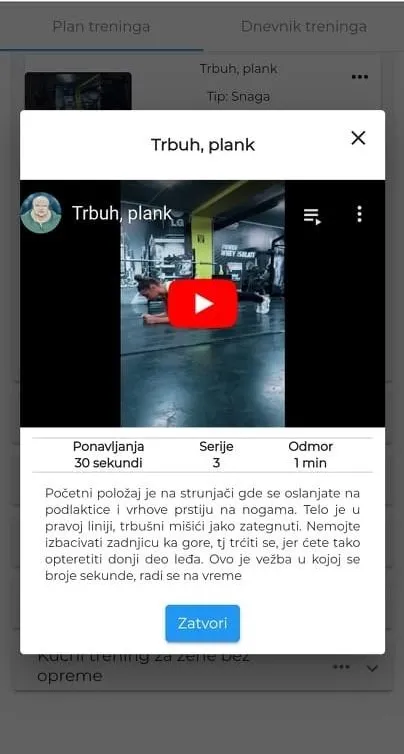 Moj-trening | Indus Appstore | Screenshot