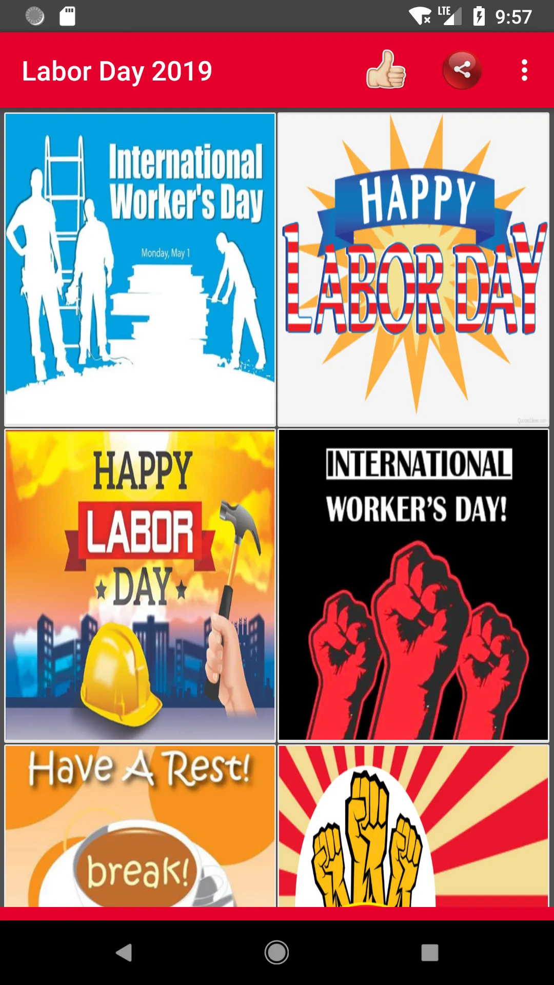 Happy Labor Day Images | Indus Appstore | Screenshot