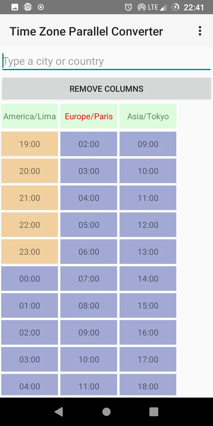 Time Zone Parallel Converter | Indus Appstore | Screenshot