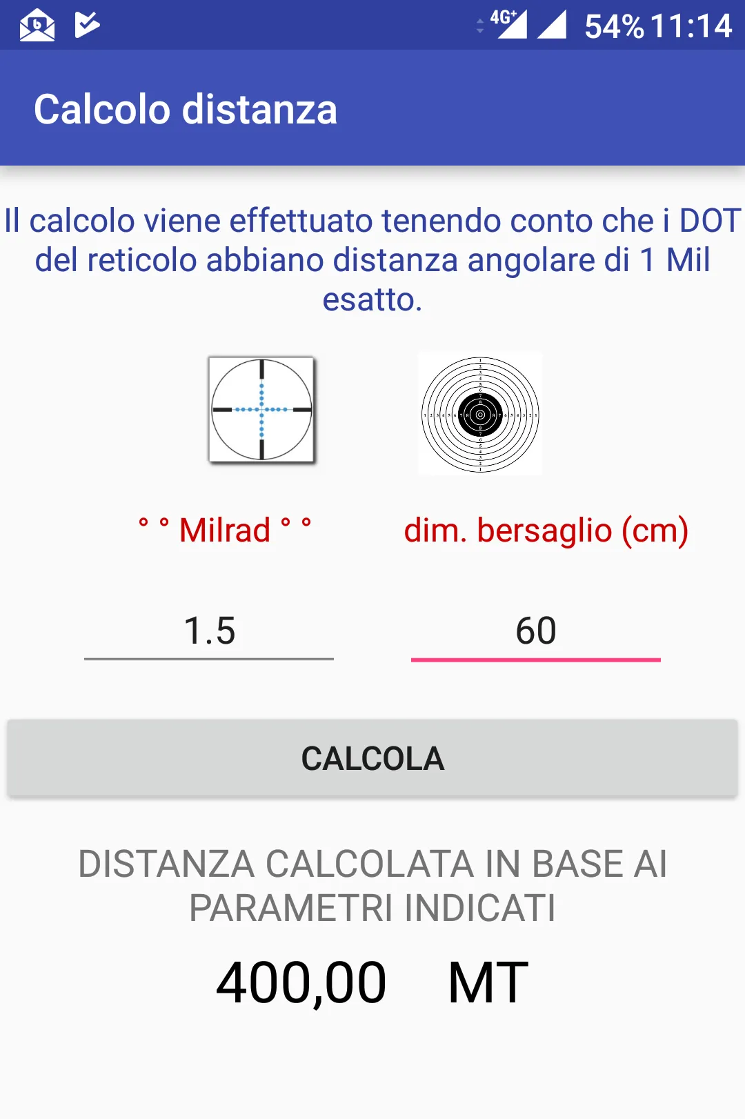 M.O.A. Mils Calculator | Indus Appstore | Screenshot