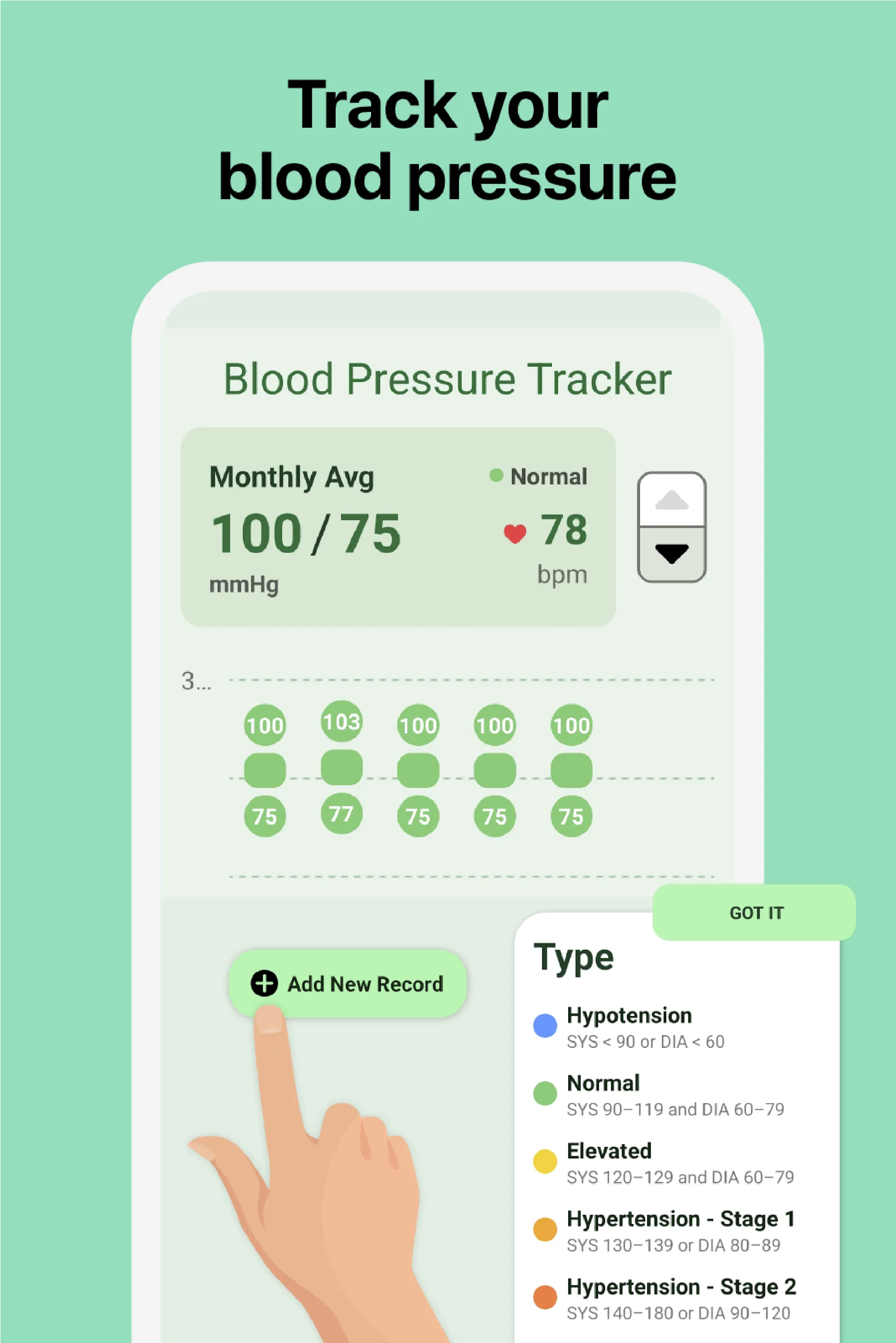 Blood pressure app: BP Logger | Indus Appstore | Screenshot