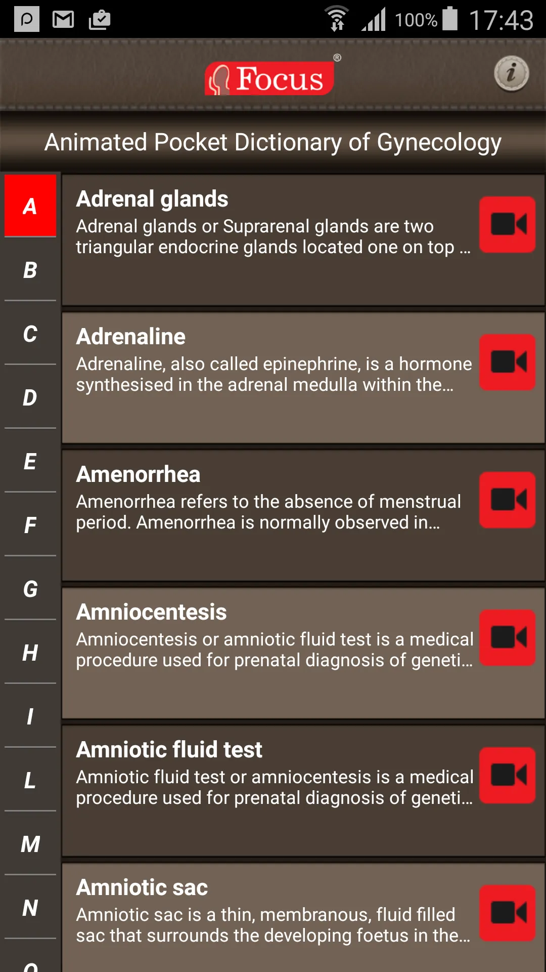 Gynecology Dictionary | Indus Appstore | Screenshot