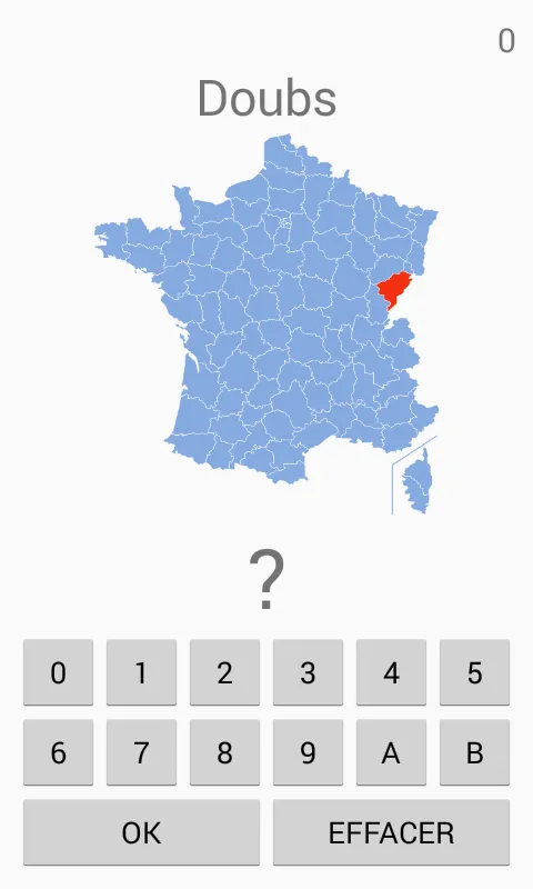 Quiz Départements | Indus Appstore | Screenshot