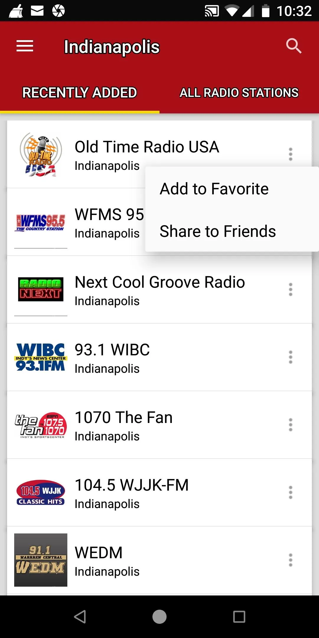 Indianapolis Radio Stations | Indus Appstore | Screenshot