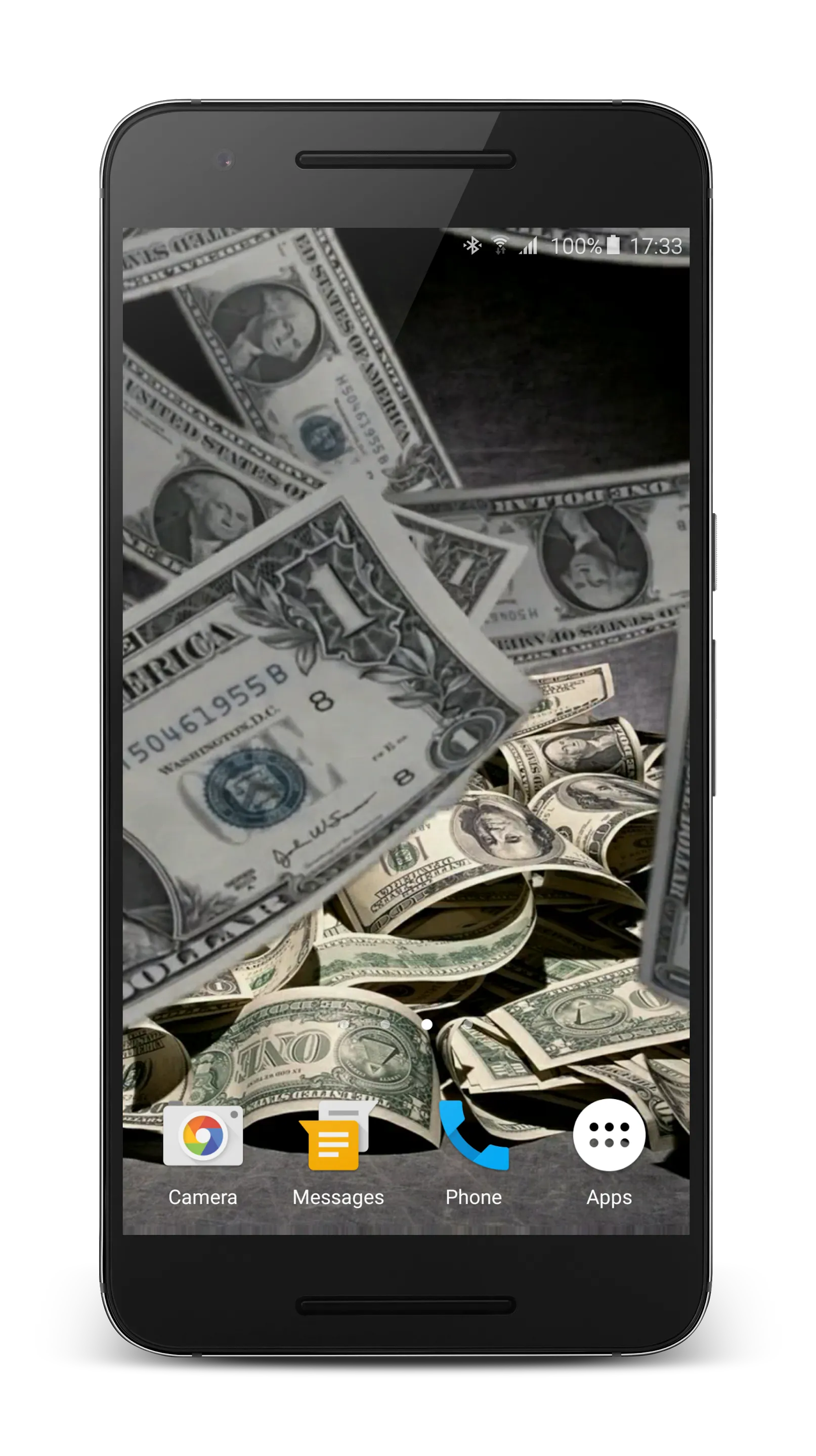 Falling Money Live Wallpaper | Indus Appstore | Screenshot