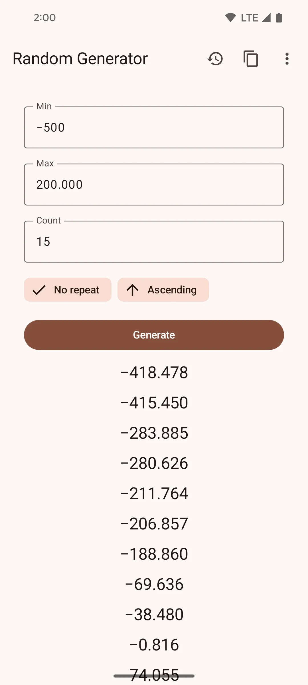 Random Number Generator | Indus Appstore | Screenshot