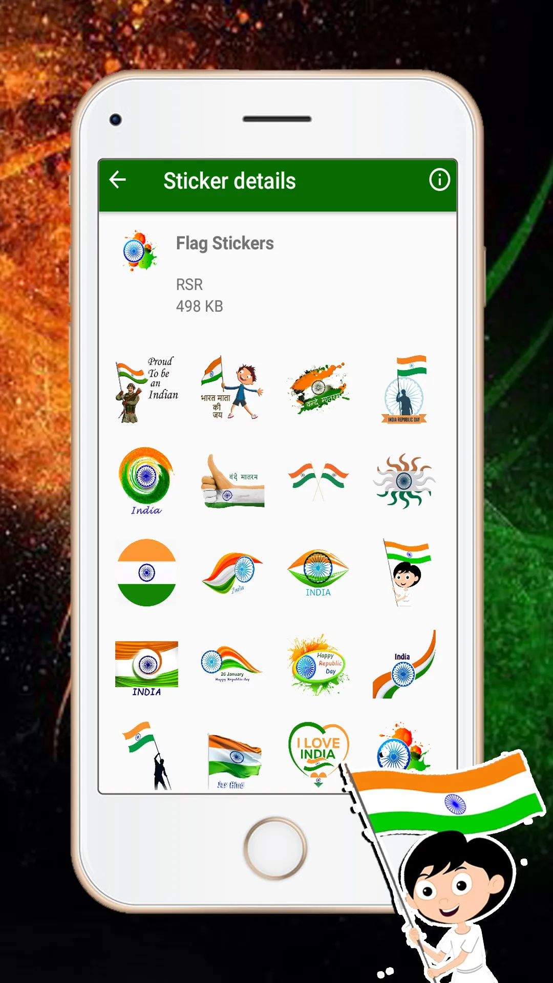 india Republic Day sticker | Indus Appstore | Screenshot