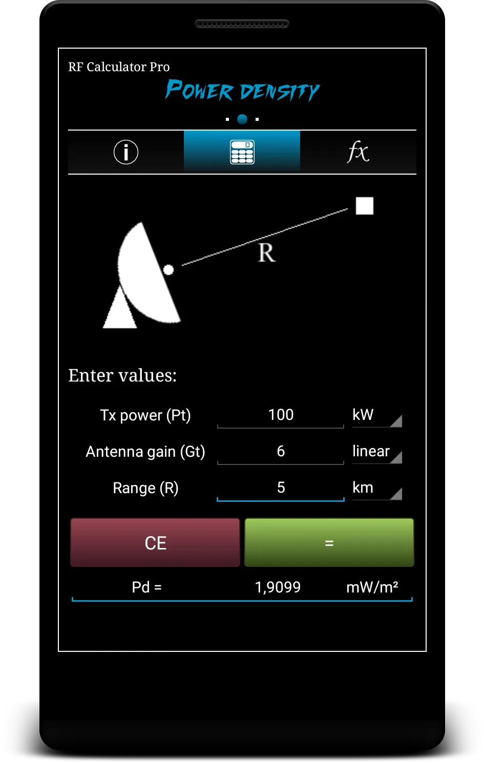 RF Calculator Pro | Indus Appstore | Screenshot