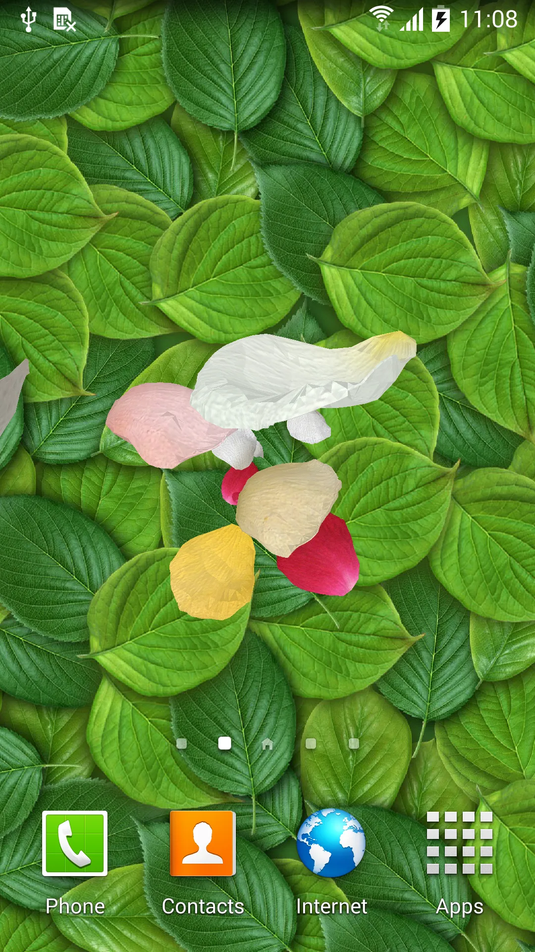 3D Petals Live Wallpaper | Indus Appstore | Screenshot