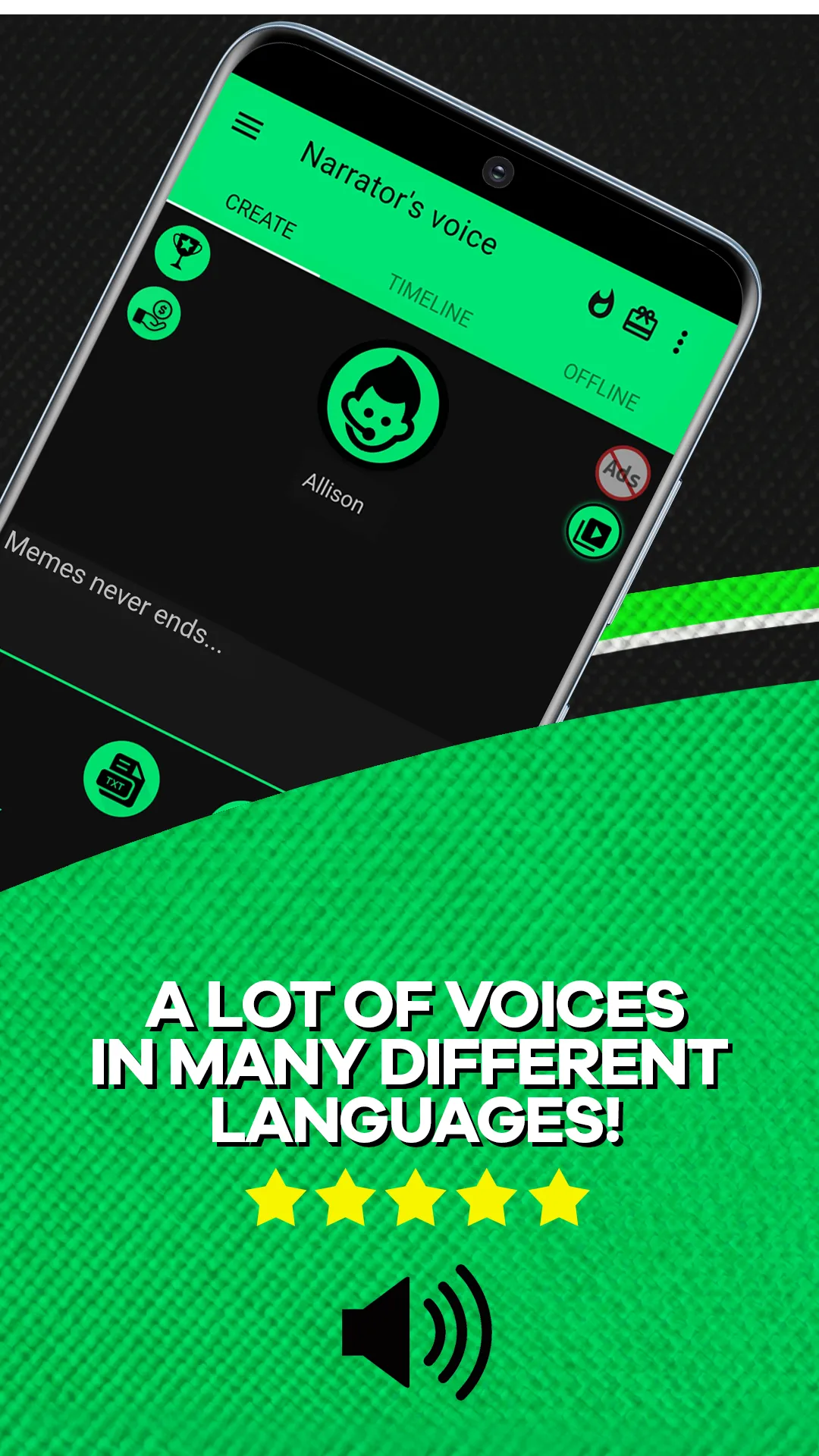 Narrator's Voice - TTS | Indus Appstore | Screenshot