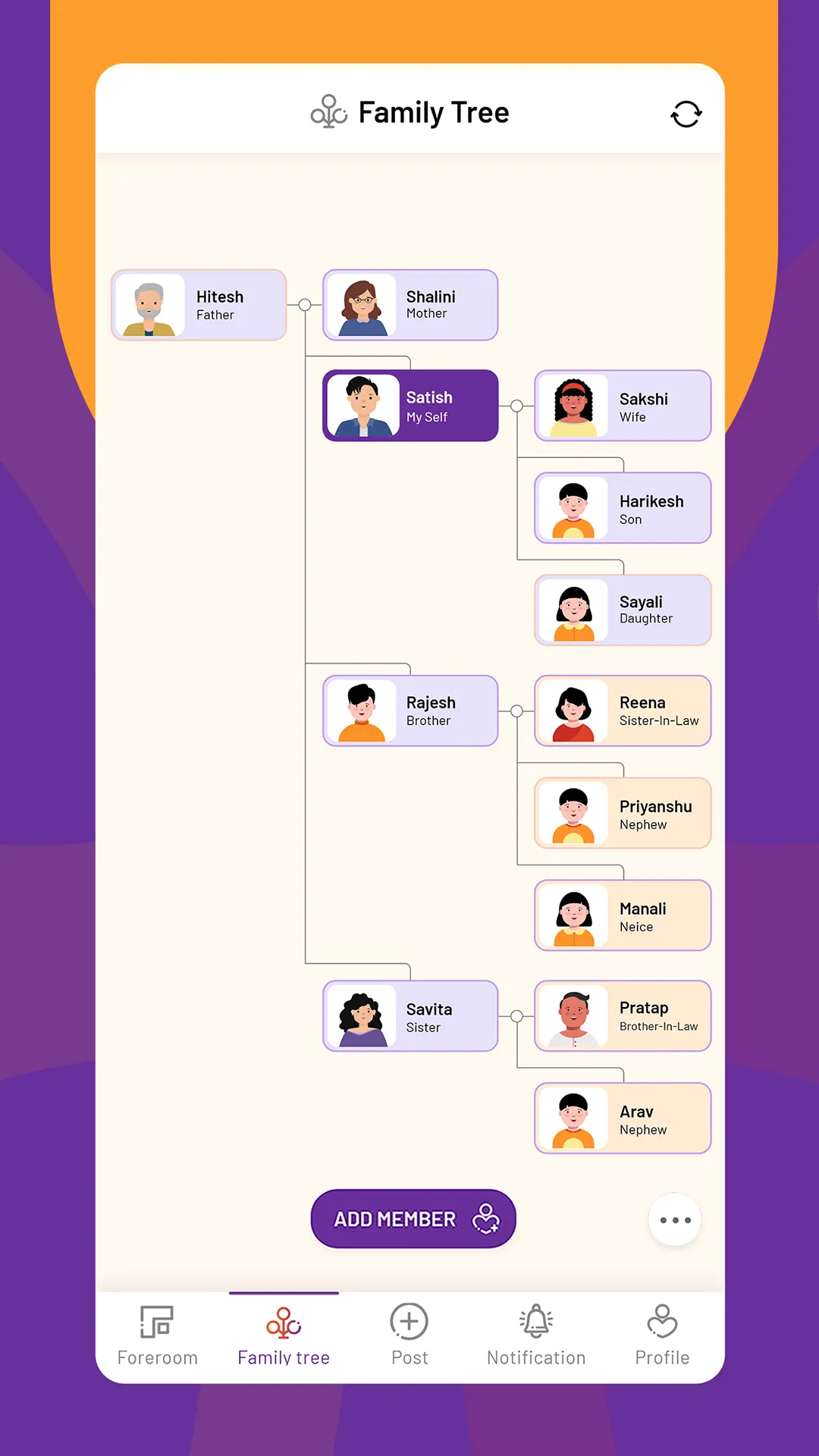 Kintree: Family Tree Maker App | Indus Appstore | Screenshot