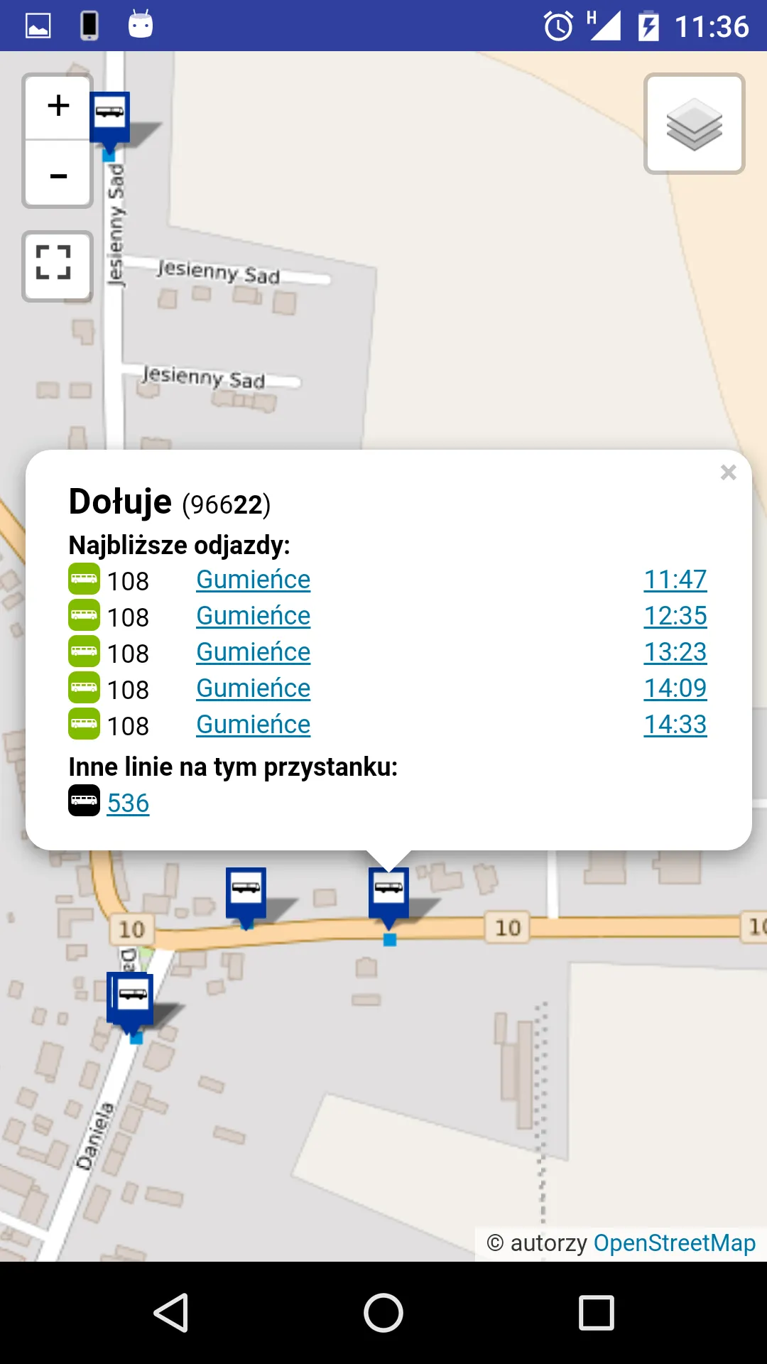 Komunikacja Miejska Szczecin | Indus Appstore | Screenshot