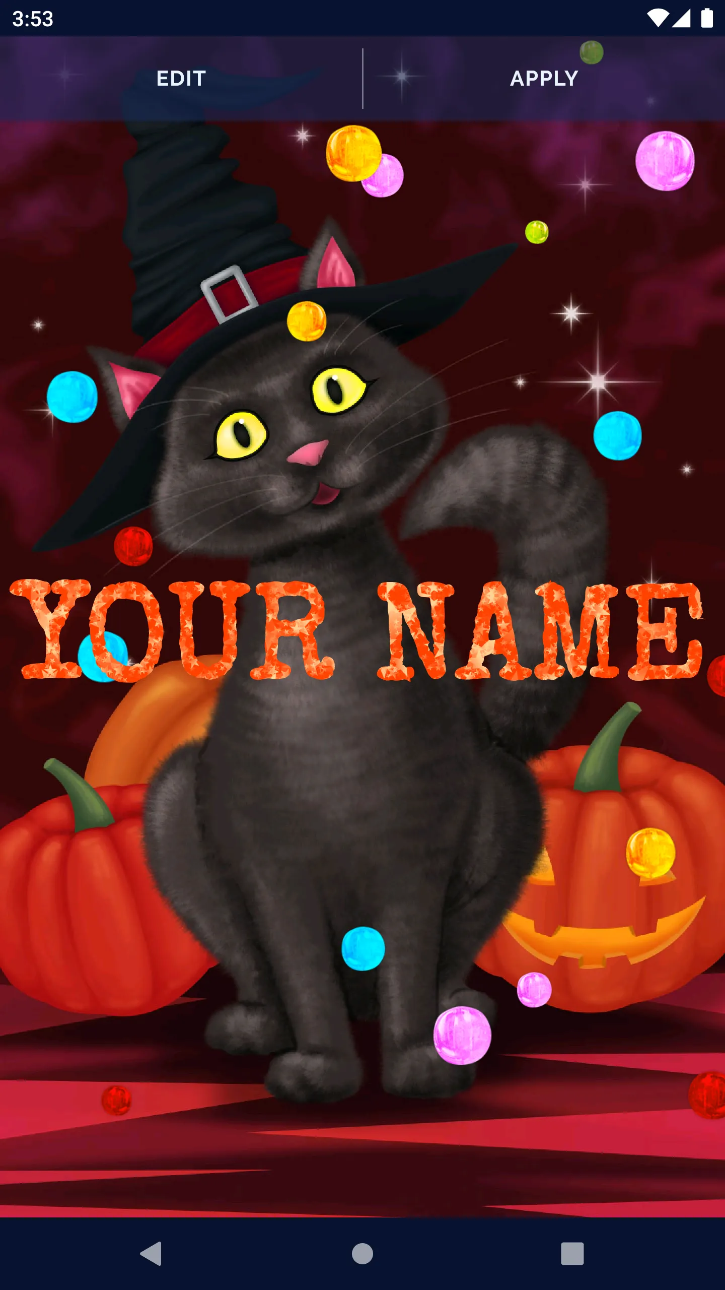 Halloween Black Cat Wallpaper | Indus Appstore | Screenshot