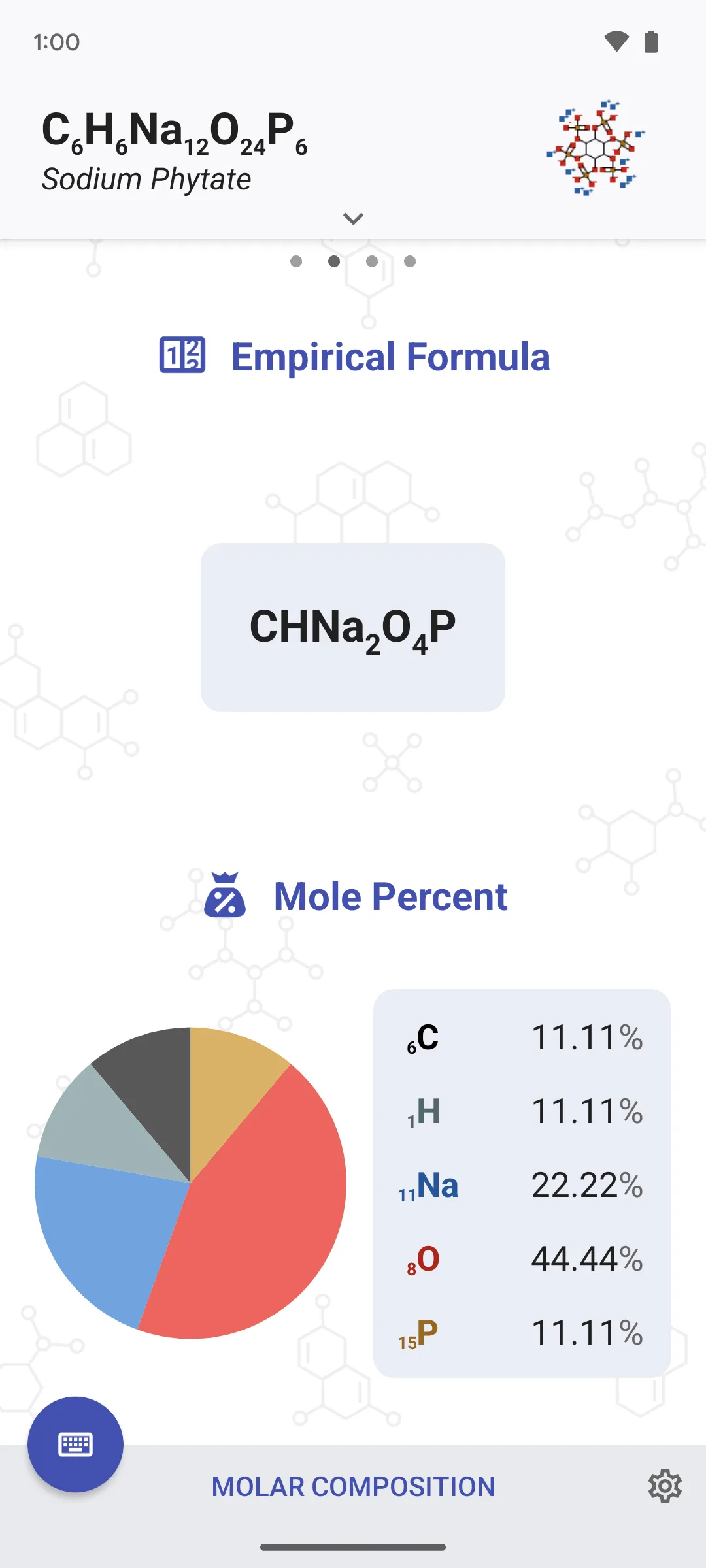 QuickChem: Chemistry Calc | Indus Appstore | Screenshot