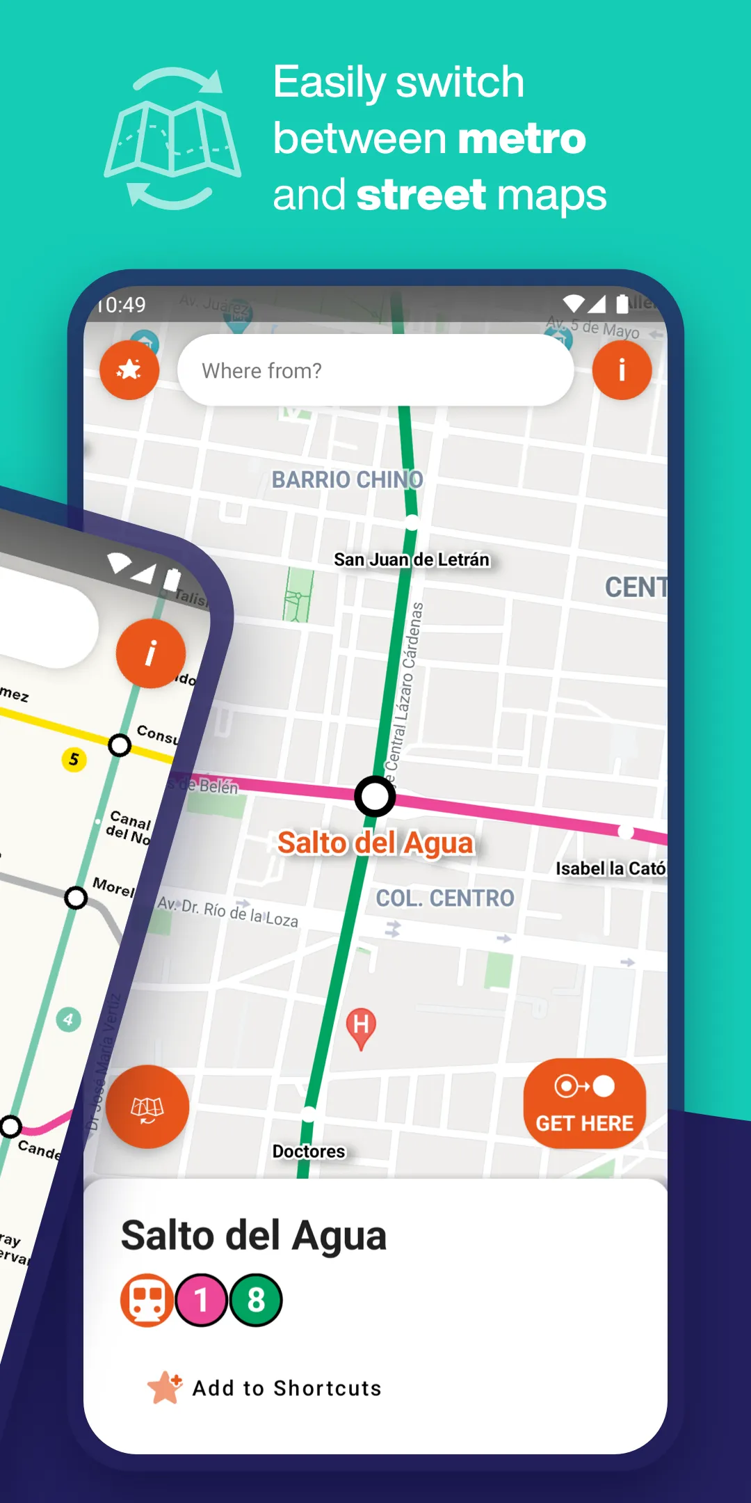 Mexico City Metro Map & Route | Indus Appstore | Screenshot