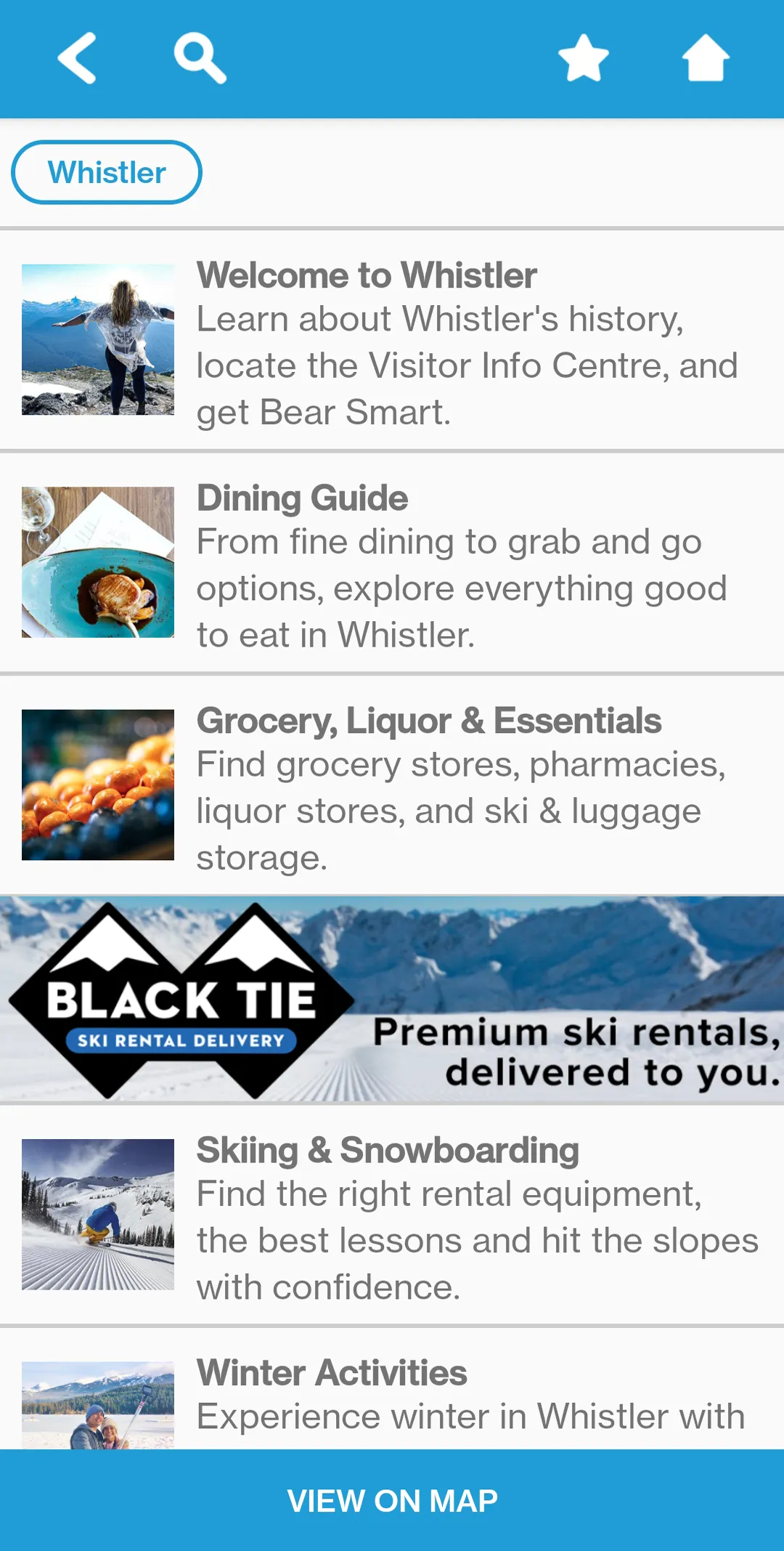 Whiski Jack Resorts Whistler | Indus Appstore | Screenshot