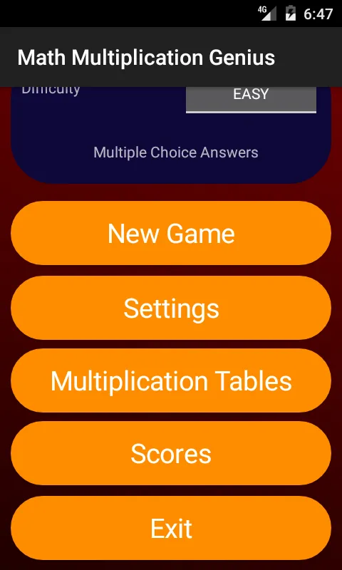 Math Multiplication Genius | Indus Appstore | Screenshot