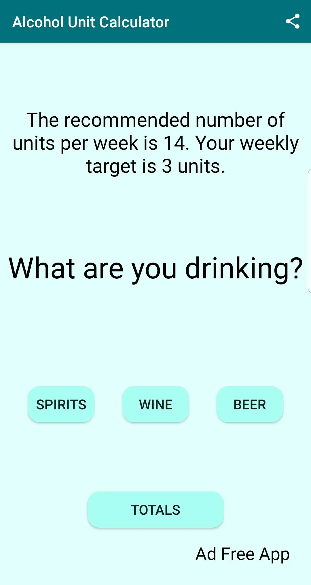 Alcohol Unit Calculator | Indus Appstore | Screenshot