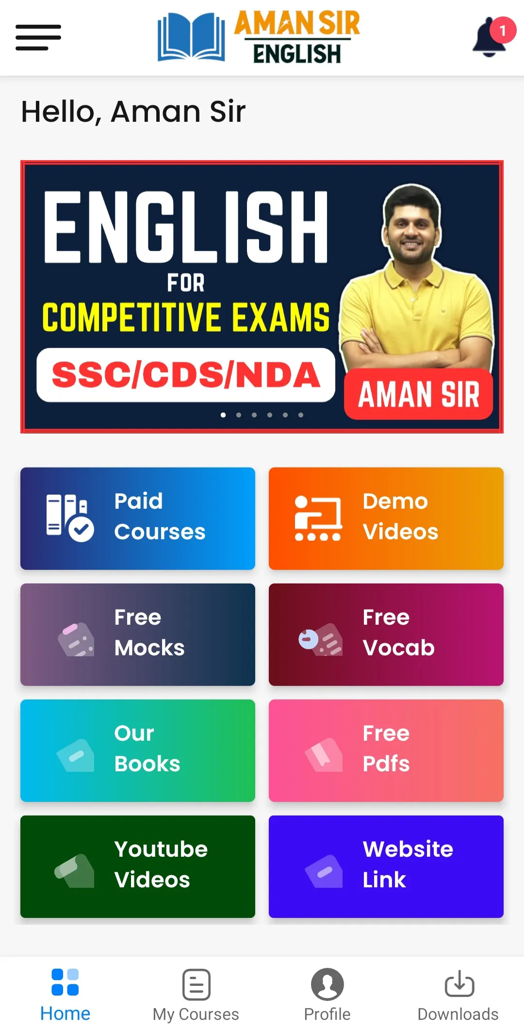 Aman Sir English | Indus Appstore | Screenshot