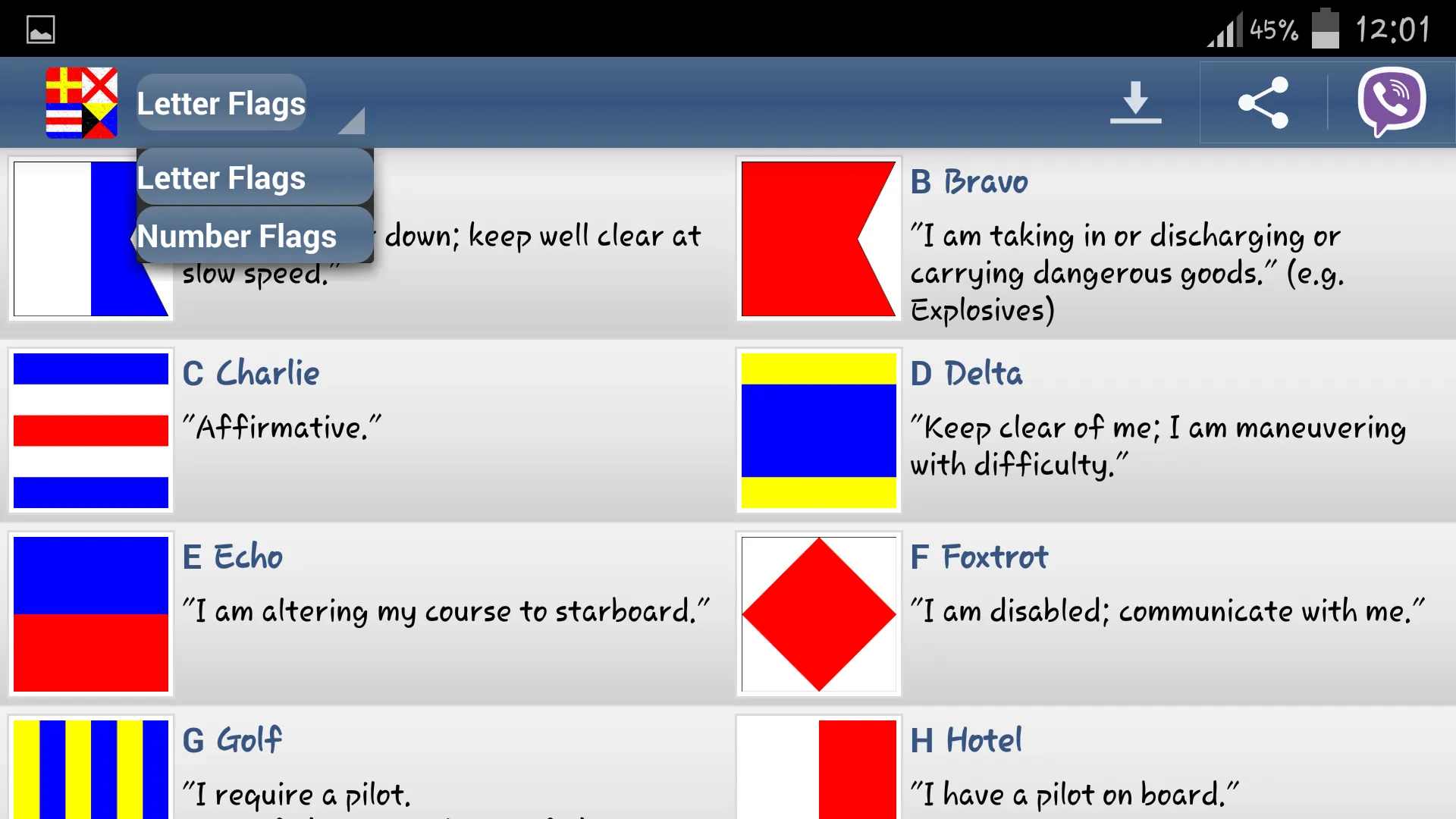 Nautical Flags | Indus Appstore | Screenshot