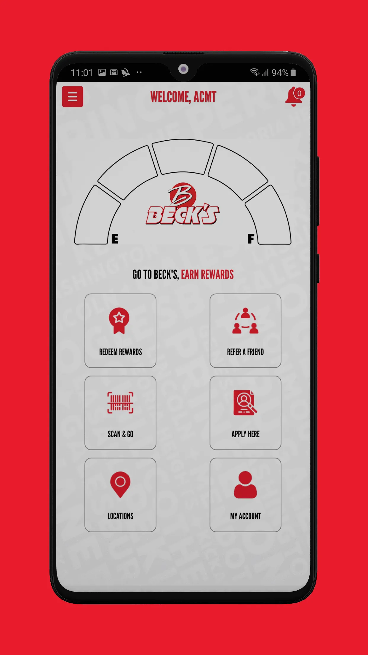 Beck's Rewards | Indus Appstore | Screenshot