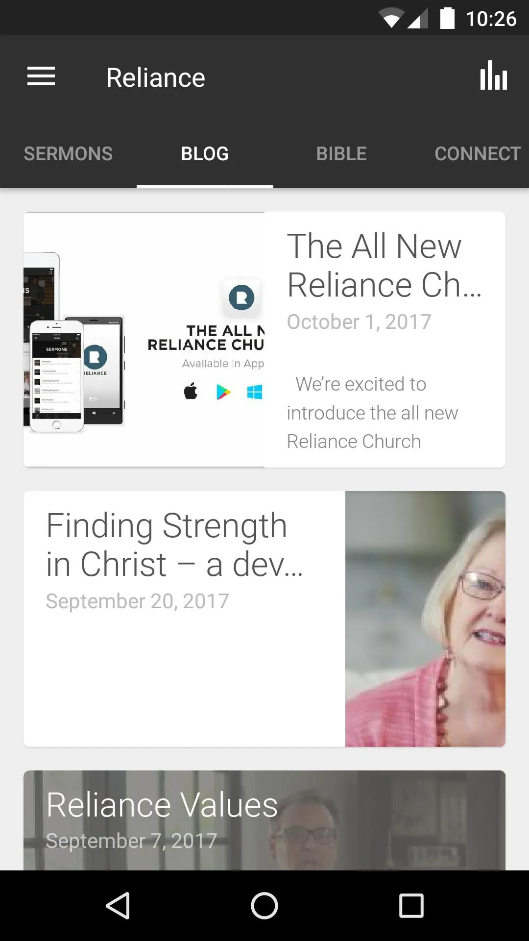 Reliance Church | Indus Appstore | Screenshot