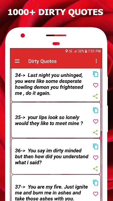 Dirty Quotes, Dirty Messages | Indus Appstore | Screenshot