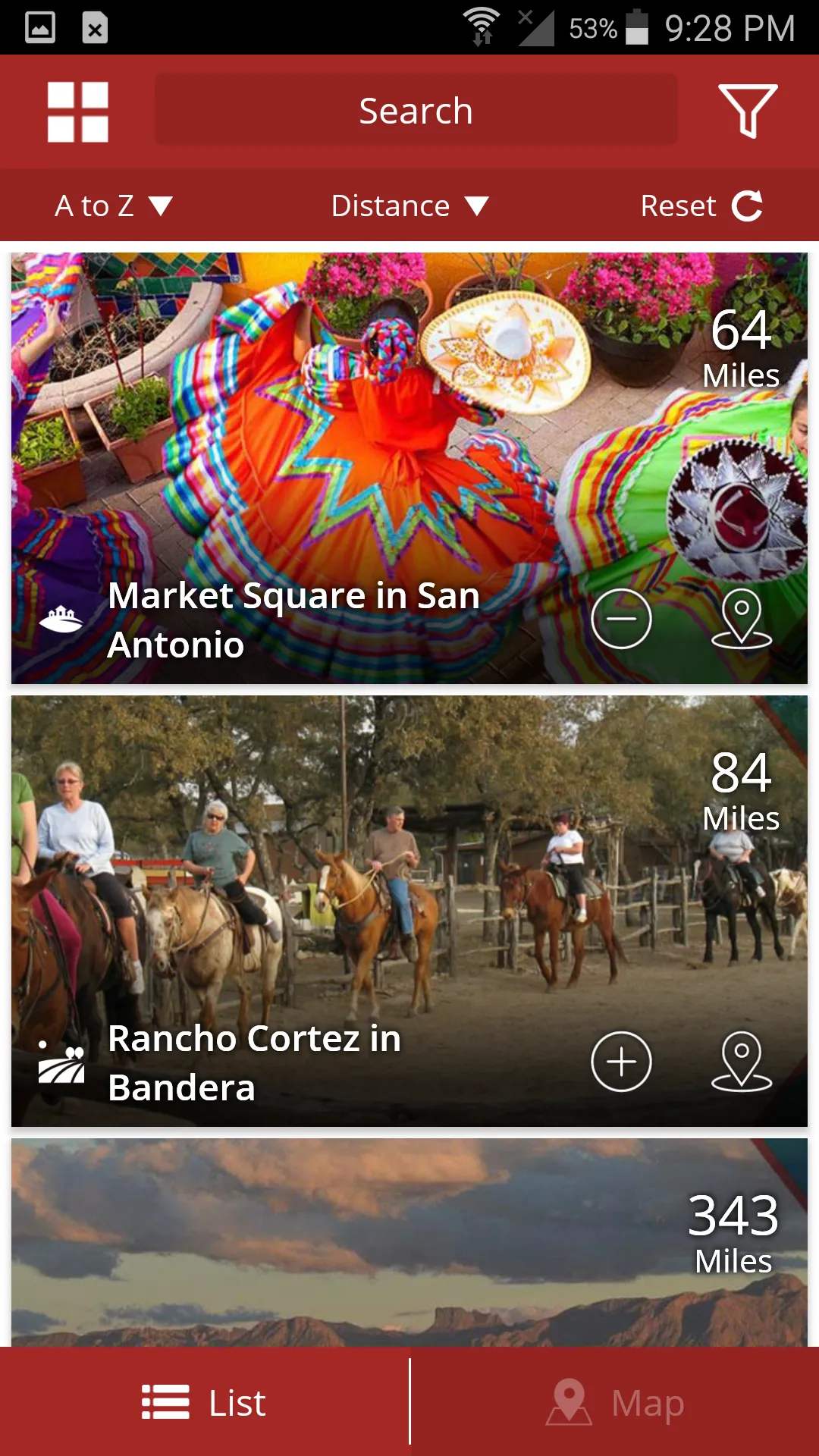 Tour Texas | Indus Appstore | Screenshot