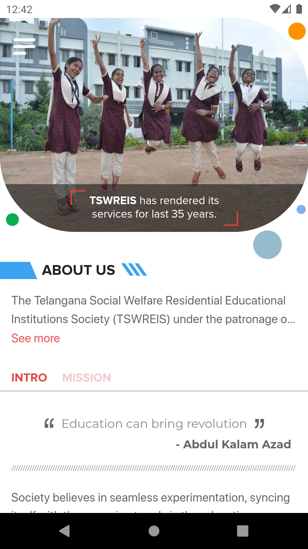 TSWREIS | Indus Appstore | Screenshot